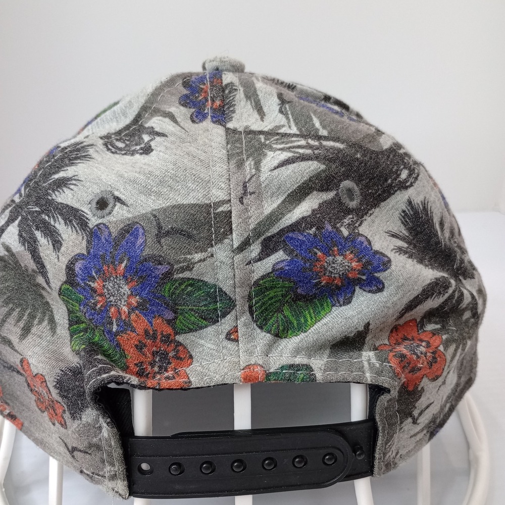 Denver Broncos New Era 9FIFTY Floral Snapback Hat Gray Black NFL - Picture 4 of 11